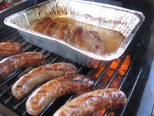 bratwurst with kraut 