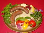 bratwurst as an entree 