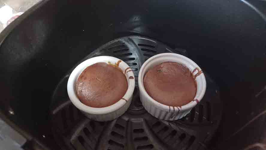 Volcano Cakes Done.