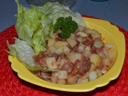 My grandma's Hot German Potato Salad 