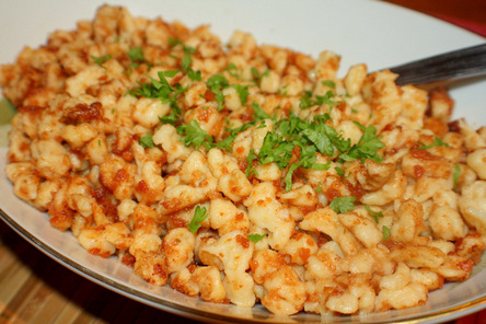 Spaetzle, Spätzle , recipes, and history