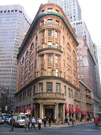 Delmonicos Restaurant almost 200 years old. 